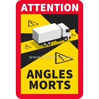 Знак для грузового автомобиля Слепая зона «Angles Morts» Франция