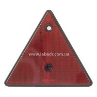 Треугольник светоотражающий красный для прицепа