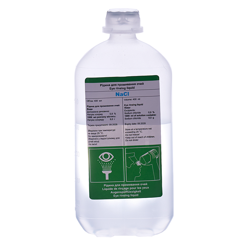 Жидкость для промывания глаз 400 мл