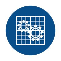 Наклейка «Перевірити захисну огорожу» 10 на 10 см