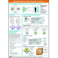 Плакат «Опасные грузы класса 7»